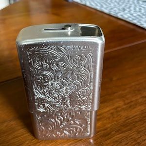 Vintage Aluminum Cigarette Pack Case Fits Regular/King. No markings